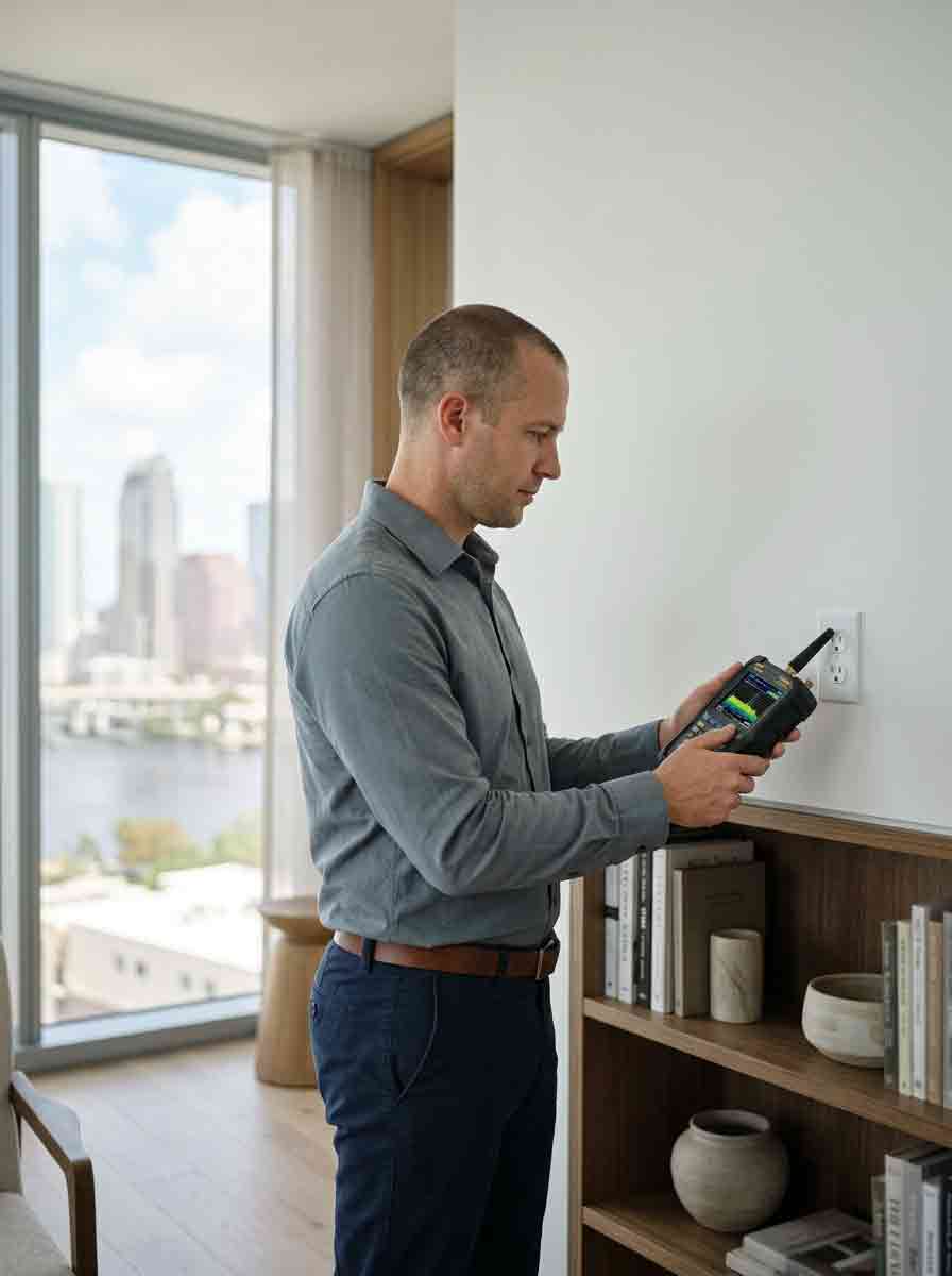 Certified TSCM specialist serving Tampa Florida